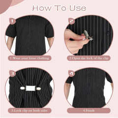 Back-Cinch Dress Clips