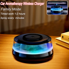 Aromatherapy Car Air Refreshner With Wireless Charging