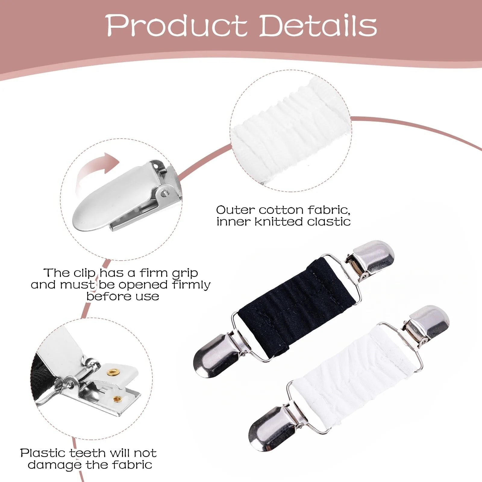 Back-Cinch Dress Clips