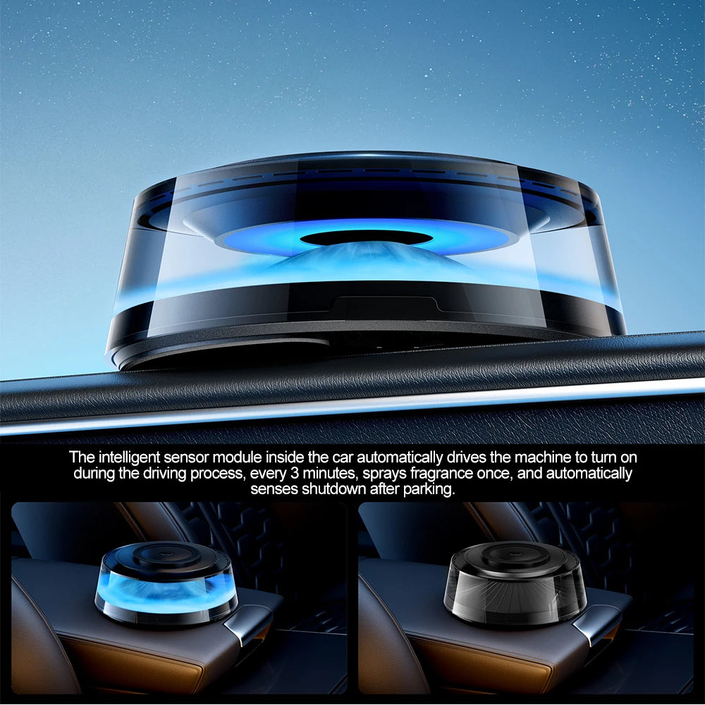 Aromatherapy Car Air Refreshner With Wireless Charging